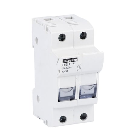 Lovato Fuse Holder 1P + Neutral, 6PK FB01F1N