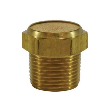 Midland Industries Breather Vent, 1/8 in Nominal, MPT, Brass 300001