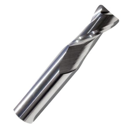 Monster Tool 2 Flute Regular Length End Mill, Single End Corner Radius, 1/8in dia, .020 Radius, Bright Finish 204-602312