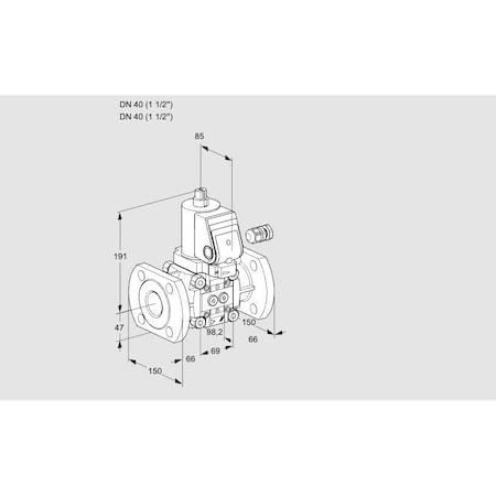 Honeywell Kromschroder VAS240F/NQGR KS88011009