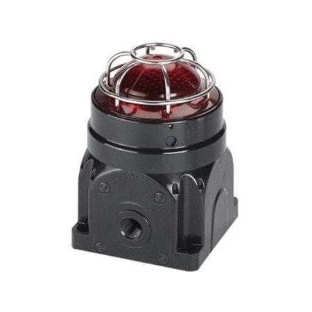 Federal Signal Warning Light, Clear, LED, 24V DC, 60, 75, 90 FPM, Not Applicable Dia., Surface G-LED-DC-D-C
