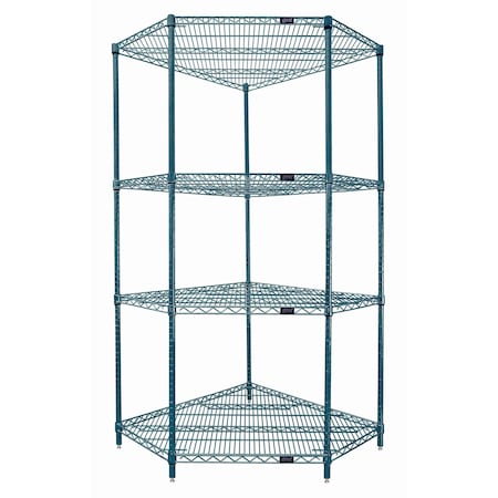 Quantum Storage Systems CORNER WIRE 4 SHELF KIT PROFORM 54in WR54-1836CRNP