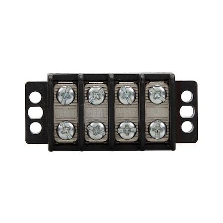 Eaton Bussmann Bussman panel mount terminal block connector, Breakdown voltage 4800V, 600V, 30A, 50PK TB200HB-02