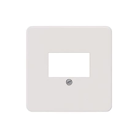 Siemens DELTA profil, Cover plate 65x 65 mm for TAE connection socket and loudspeaker 5TG1760-2
