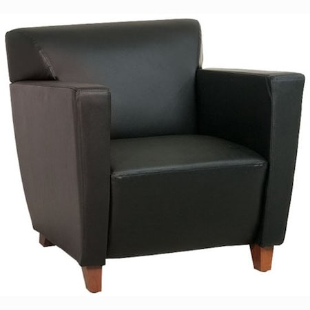 Office Star Accent Chair, 33-1/2" x 30-3/4", Upholstery Color: Black SL8471