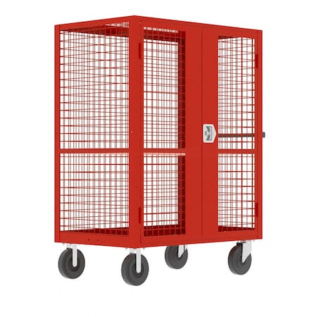 Valley Craft Security Cart, 2000 lb Capacity, 24 in W x 51 in L x F89063VCRD