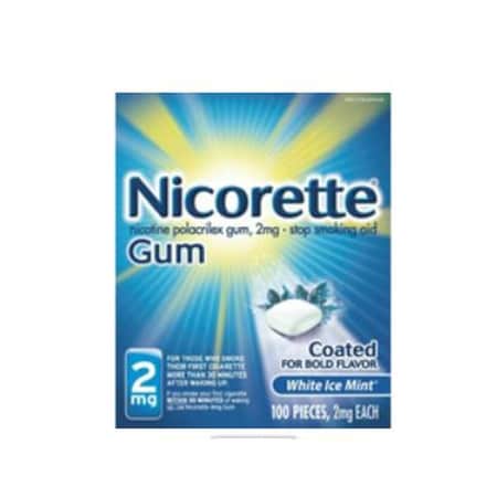 Nicorette Gum Ice Mint 2mg, 100PK 00135047402