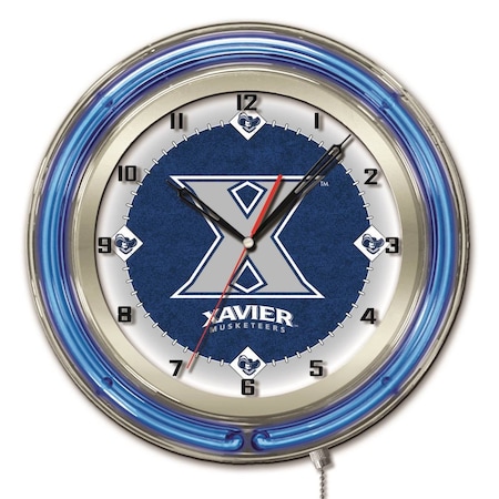 Holland Bar Stool Co Xavier Double Neon 19" Clock Clk19Xavier