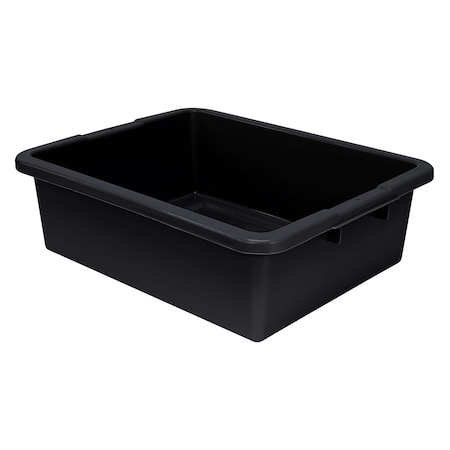 Quantum Storage Systems BUS/UTILITY TUB 21-1/2in x 17in x 7in PP BLACK FSB-22177RBK