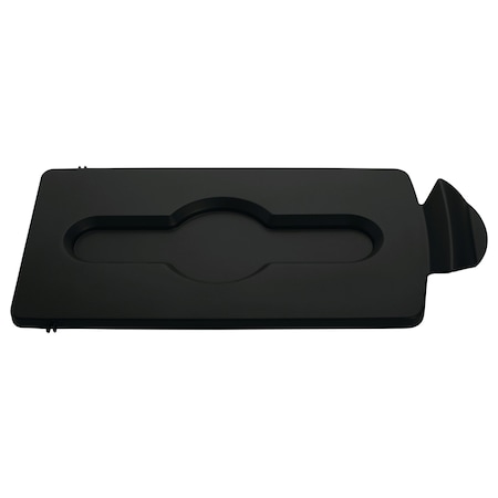 Rubbermaid Commercial SJRS BLACK CLOSED LID 2007892