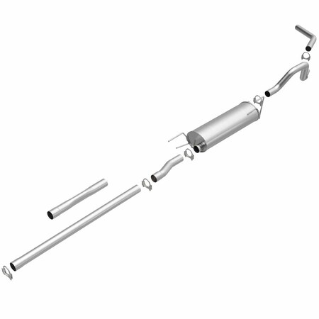 Bre Exhaust Exhaust System, Aluminized Steel; With Muffler; 2-1/2 Inch Pipe Diameter; Single Exhaust 106-0697
