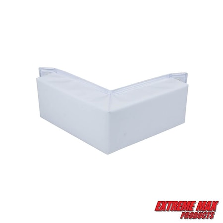 Extreme Max 3006.7255 BoatTector Dock Bumper - Small (10" x 10" x 4" x 2.5"), Corner 3006.7255