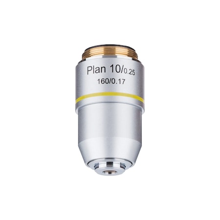 Amscope 10X Plan Achromatic Compound Microscope Objective Lens PA10X-V300