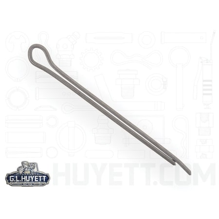 Huyett Hammerlock Cotter Pin, Carbon Steel, 0.156 in Dia x 3.000 in Effective Length CPH-156-3000