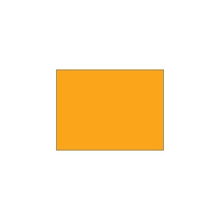 Bubblefast 4 x 4'' Fluorescent Orange Inventory Rectangle Labels BFDL638H