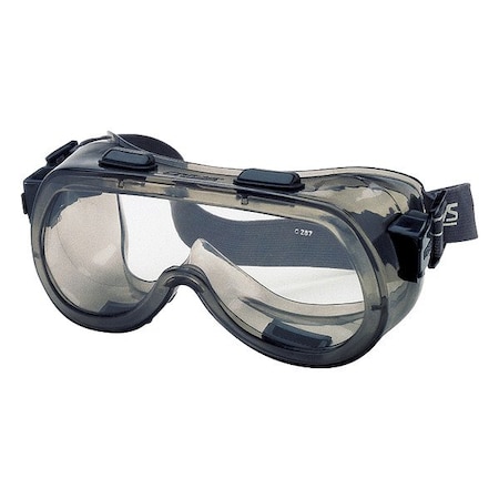 Mcr Safety Safety Goggles, Clear Lens, UV-AF Anti-Fog Lens, Indirect Vent, Smoke Frame, 24 Series 2410
