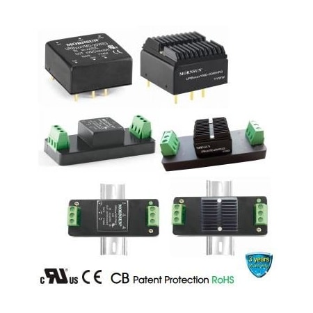 Mornsun 20W isolated DC/DC converter DIP package, Ultra-wide input and regulated single URB2424YMD-20WR3