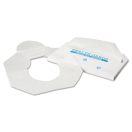 Hospeco Toilet Seat Covers, 1/2 Fold, White HG-2500