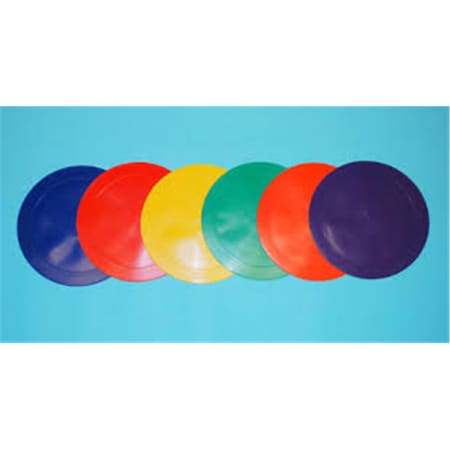 Active Athlete 9 in. Round Mats, Set of 12 - Blue AC1341148