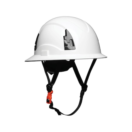 Malta Dynamics Safety Helmet, Acrylonitrile Butadiene Styrene (ABS), Ratchet, C, White HHW3004