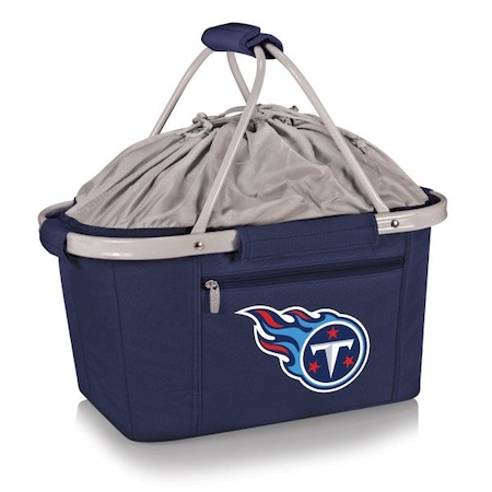 Picnic Time Family Of Brands NFL Tennessee Titans - Metro Basket Collapsible Cooler Tote 645-00-138-314-2