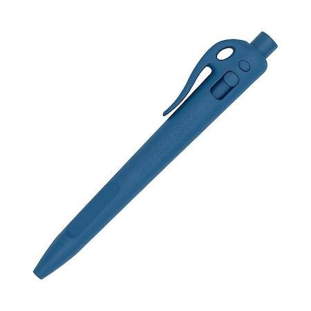 Detectamet Detectable Elephant Pen, Blue Ink, W/Clip, PK50 104-I01-C11-PA01