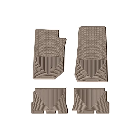 Weathertech Tan, Front and Rear All Weather Floor Mats W321TN-W322TN