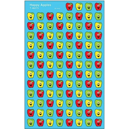 Trend Enterprises Happy Apples superShapes Stickers, PK4800 T46075