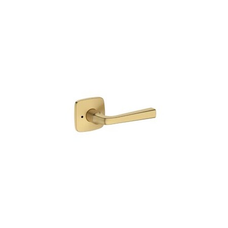Baldwin Residential Door Levers Privacy Right Hand Lifetime Satin Brass PVKINSFR044