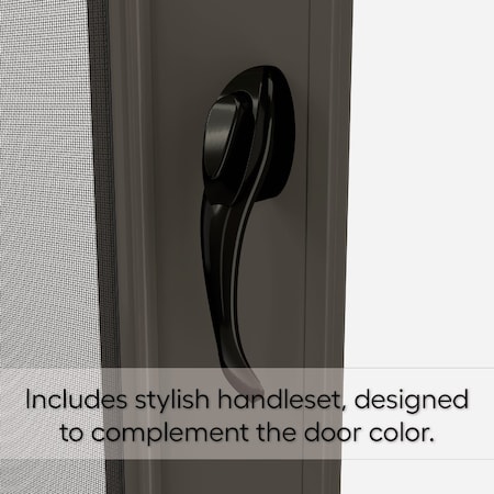 Larson 36'' Wx80'' H Brown Single-Vent Solid Wood Core Storm Door 029842U