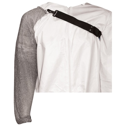 Ironwear Steel Metal Mesh Sleeve Arm Guard w/ Adjustable Chest Strap, Medium 4997-MD