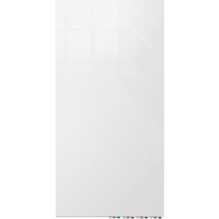 Ghent Aria Glassboard, 3 ft.Hx2 ft.W, 1/4", White, Glass, 36", 24", White ARIASN32WH
