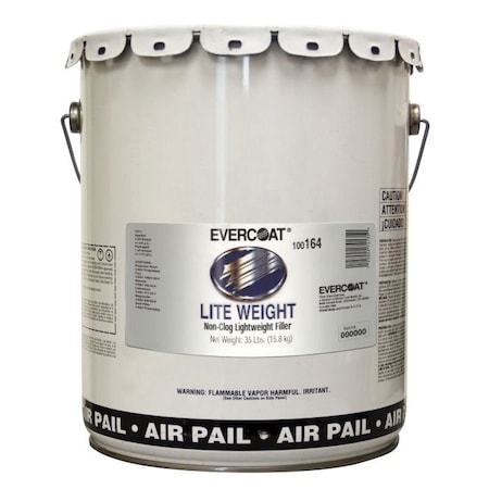 Evercoat LITE WEIGHT Lightweight Body Filler, 5 Gallon Pail-Air 100164