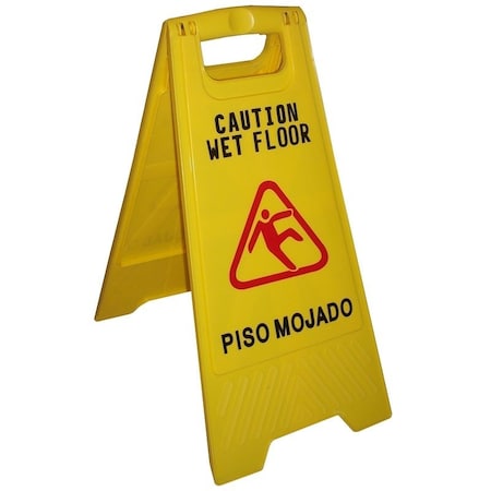 Chickasaw & Little Rock Chickasaw 628 Floor Sign, Caution Wet Floor and Piso Mojado 45100