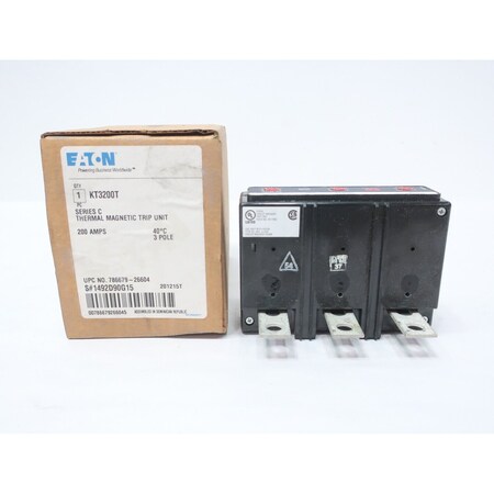 Eaton CIRCUIT BREAKER TRIP UNIT 3P 200A AMP KT3200T