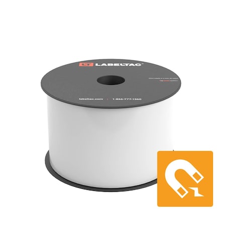 Labeltac Magnetic Supply 3in x 25ft LT4/Pro X, White LT302M