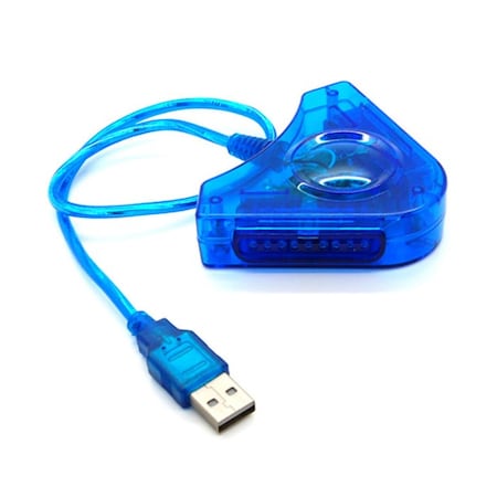 Sanoxy PC USB Dual Controller Adapter Converter Compatible with PS1, 2, 3, PSX SANOXY-PS-USB-ADPT