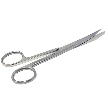A2Z Scilab Lab Scissors 6.5 inches Sharp/Blunt Curved Blades, Stainless Steel A2Z-ZR-114S