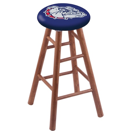Holland Bar Stool Co Oak Bar Stool, Medium Finish, Gonzaga Seat RC30OSMed