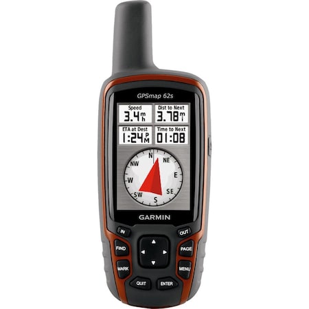 Garmin GARMIN, GPSMAP 62S, Red/Black 010-00868-01