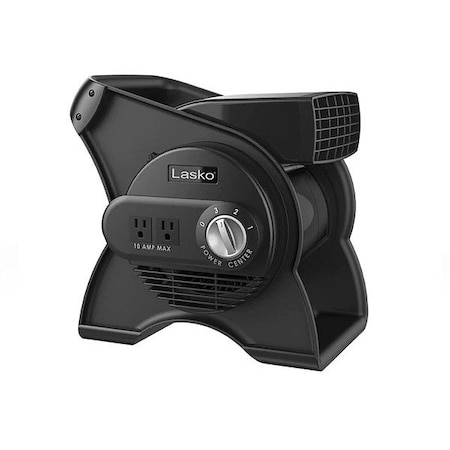 Lasko CentrifugalBlower, Black, ABS, 12-1/4inH U12104