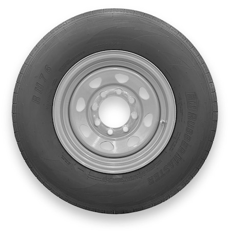 Rubbermaster - Steel Master ST235/80R16 12 Ply 8 On 6.5 Bolt, Silver Wheel Assemblies 599353SIL