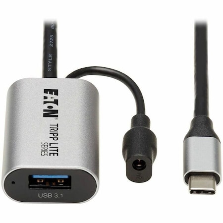 Eaton EATON USB 3.2 Gen 1 Active Extension Cable, USB-C To USB-A M/f, 5 Gbps, Data U330-05M-C2A