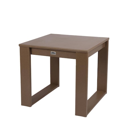 Newtechwood Modern Side Table in Teak P021-704