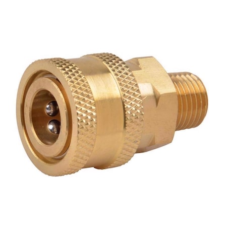 Surfacemaxx 1/4-in Male NPT x 1/4-in Female Quick Connect Coupler 5500 psi SMX-PWA316