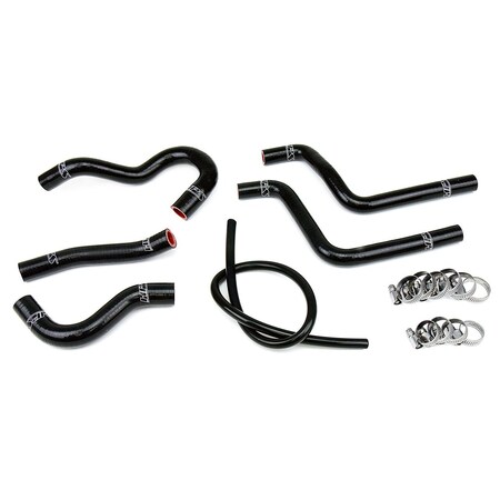 Hps Performance High Temp Reinforced Silicone Radiator Coolant Hose Kit, Black,  57-1372-BLK