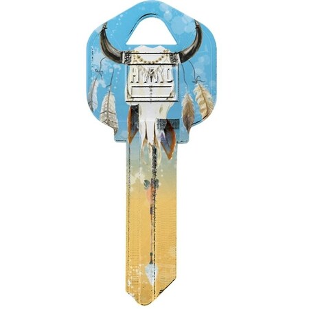 Hy-Ko Key Blank, Brass, Nickel, For Kwikset KW1 Keyways 16010KW1-29