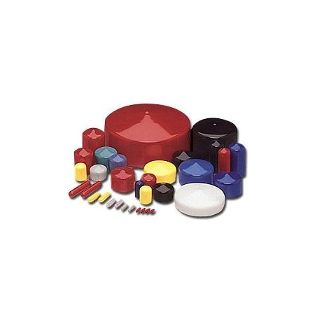 Stockcap 3.500'' x 1.000'' Black Short Cap, 10PK 588812