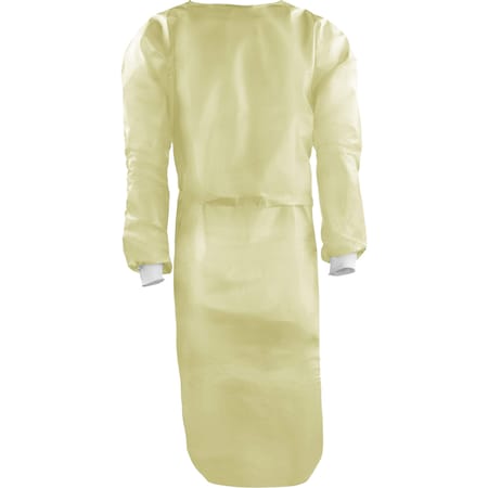 Ironwear Blue Isolation Gown with Knit Wrists Yellow/2X-Large 5230-Y-2XL