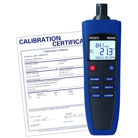 Reed Instruments Digital Psychrometer R6040-NIST